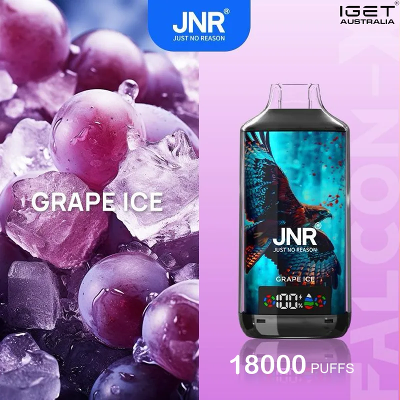 JNR Falcon -X Grape Ice – 18000 Puffs
