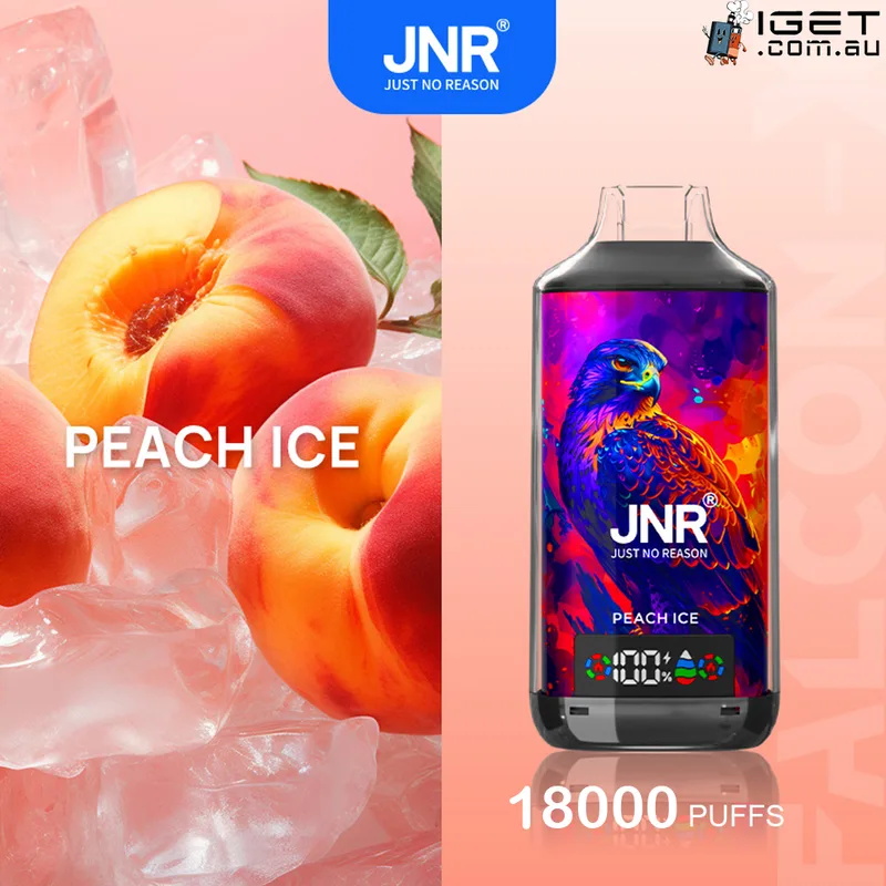 JNR Falcon -X Peach Ice – 18000 Puffs