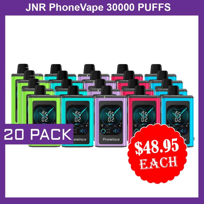 JNR Phonevape – 20 Pack – 30000 Puffs