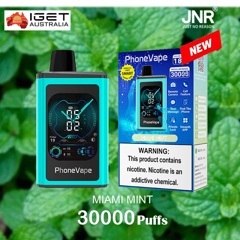 JNR Phonevape Miami Mint – 30000 Puffs
