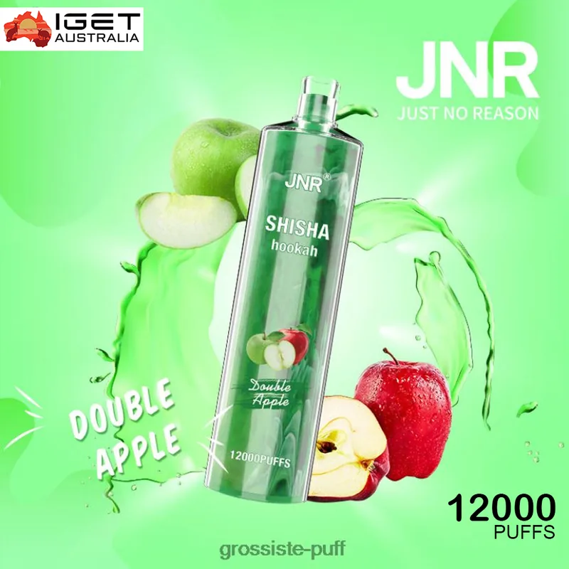 JNR Shisha Hookah – Double Apple – 12000 Puffs