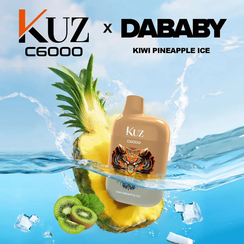 Kuz Kiwi Pineapple Ice – 6000 Puffs