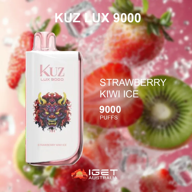 Kuz Lux Strawberry Kiwi Ice – 9000 Puffs