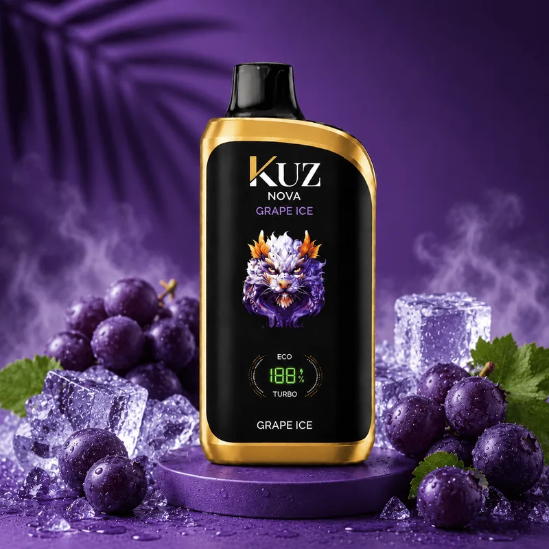 Kuz Nova Grape Ice – 16000 Puffs