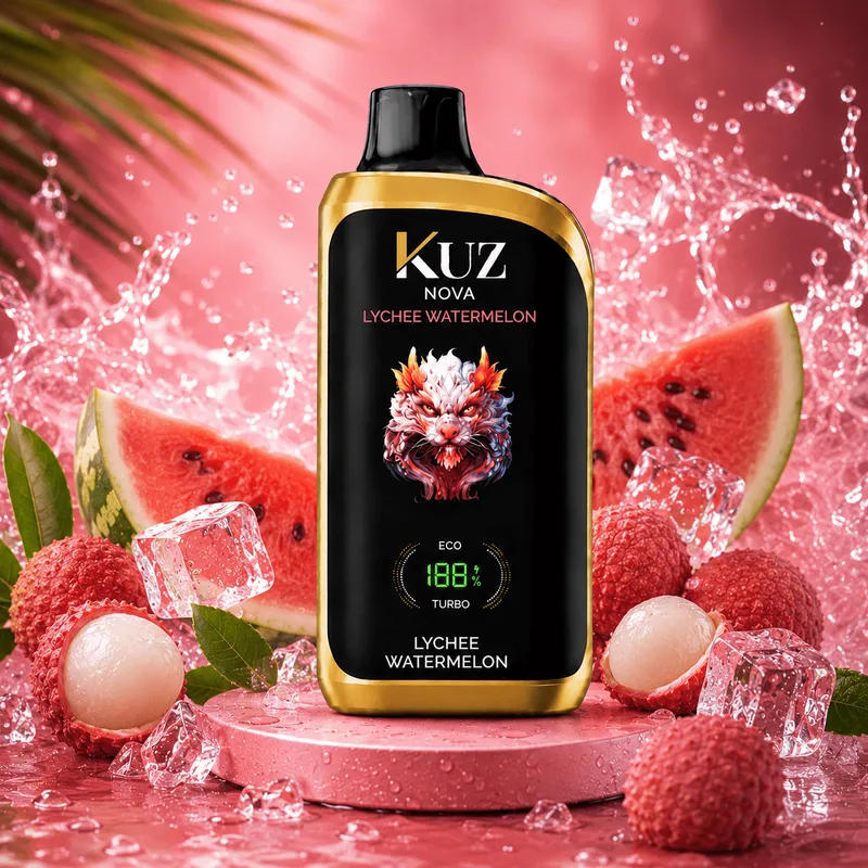 Kuz Nova Lychee Watermelon – 16000 Puffs