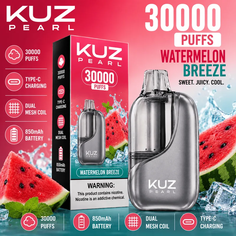 Kuz Pearl Watermelon Breeze – 30000 Puffs