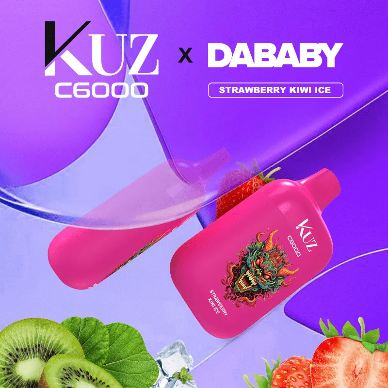 Kuz Strawberry Kiwi Ice Ice – 6000 Puffs