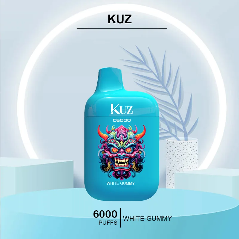 Kuz White Gummy – 6000 Puffs