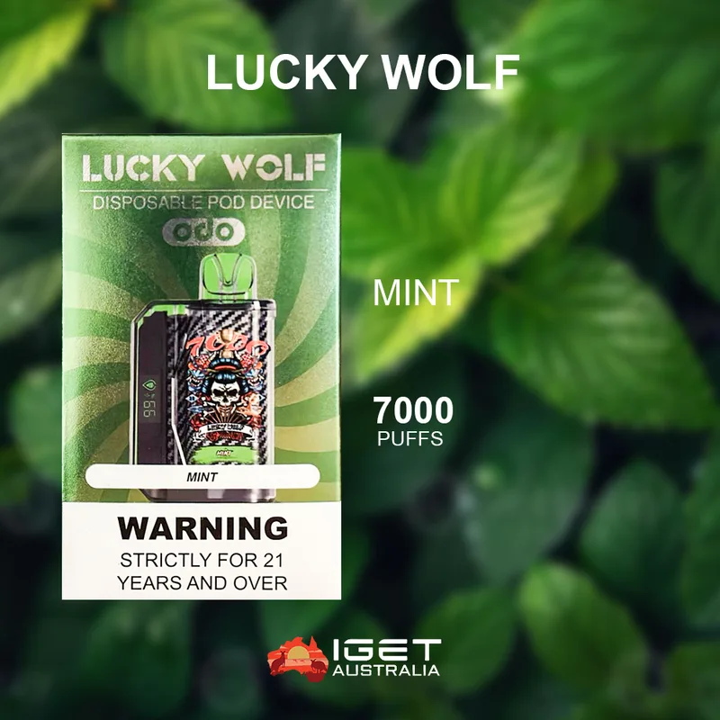 Lucky Wolf Mint – 7000 Puffs