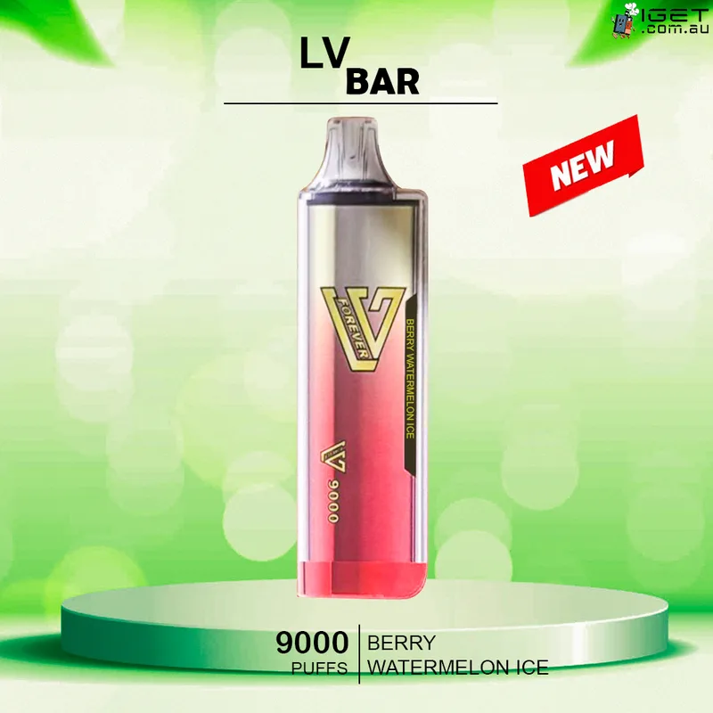 LV Bar – Berry Watermelon Ice – 9000 Puffs