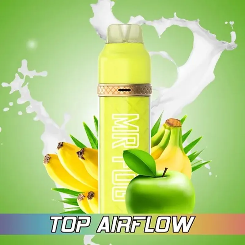 Mr Fog Banana Green Apple – 3600 Puffs
