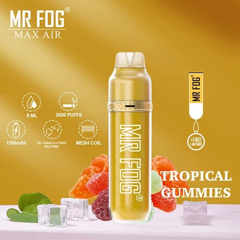 Mr Fog Tropical Gummies – 3600 Puffs