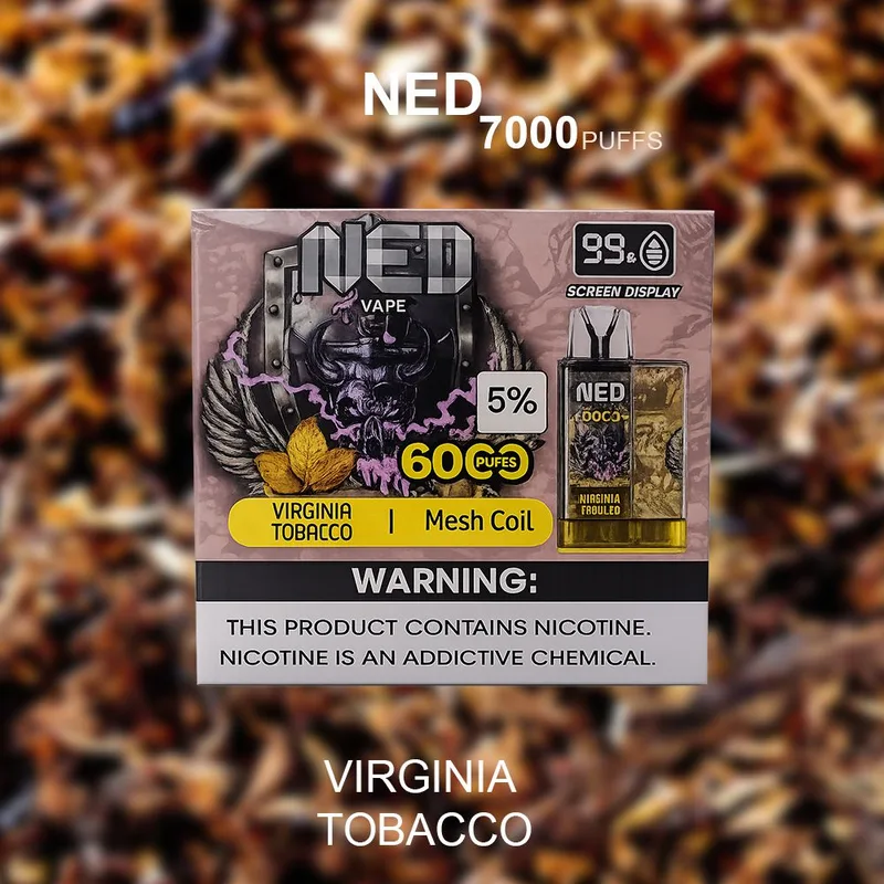 Ned Virginia Tobacco – 6000 Puffs