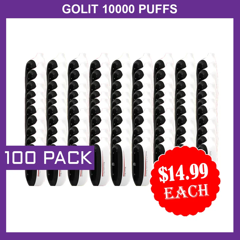 Golit 10000 Puffs – 100 Pack