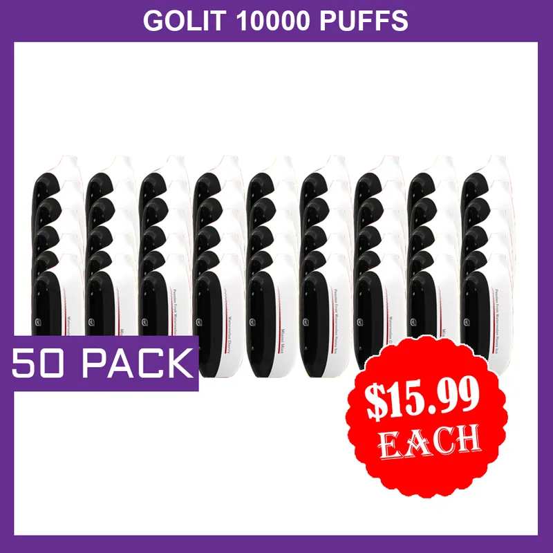 Golit 10000 Puffs – 50 Pack