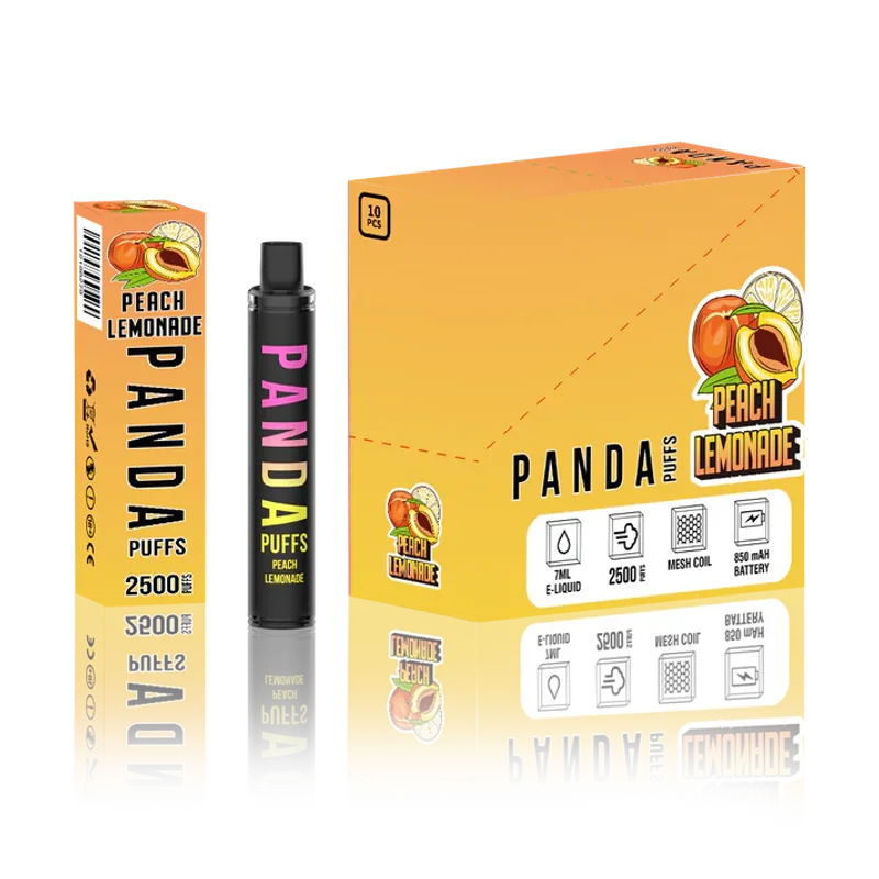 Panda Peach Lemonade – 2500 Puffs