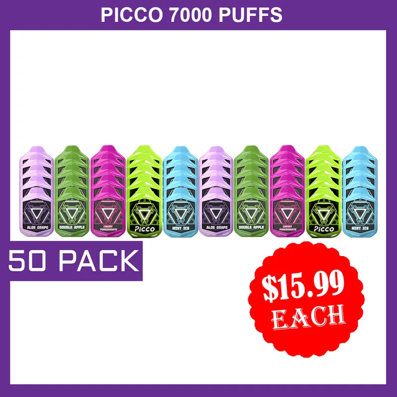 Picco 7000 Puffs – 50 Pack