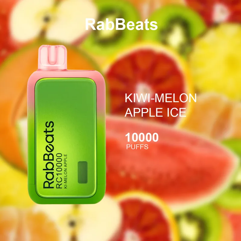Rabbeats Bar Kiwi-Melon Apple – 10000 Puffs