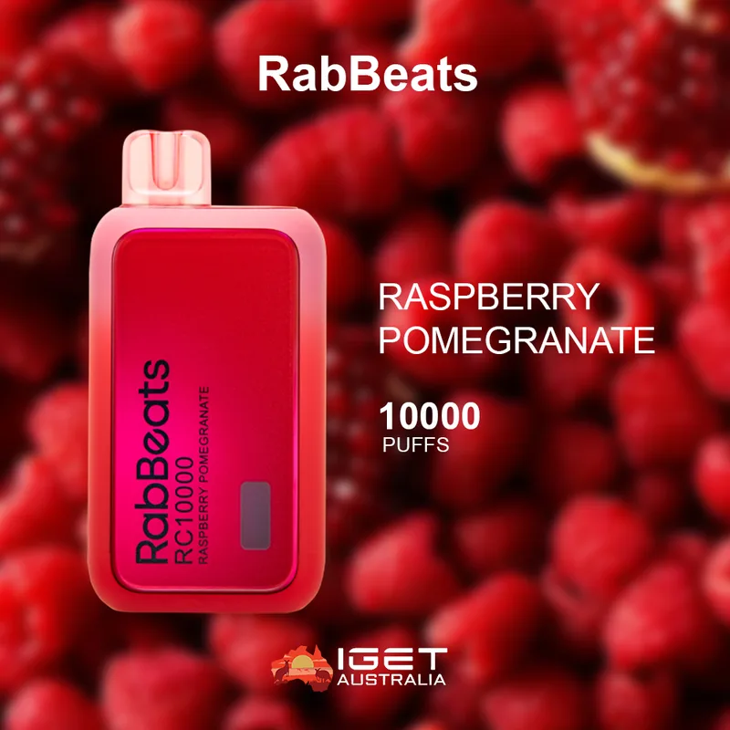 Rabbeats Bar Raspberry Pomegranate – 10000 Puffs
