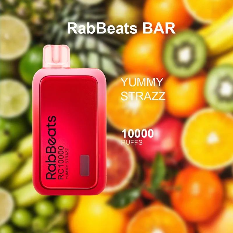 Rabbeats Bar Yummy Strazz – 10000 Puffs