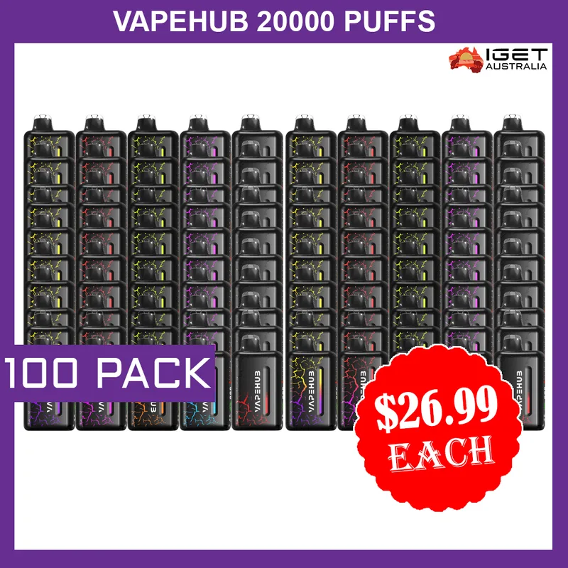 Vapehub 20000 Puffs – 100 Pack