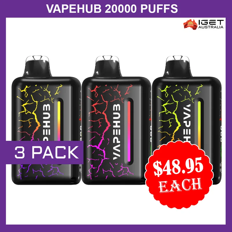Vapehub 20000 Puffs – 3 Pack