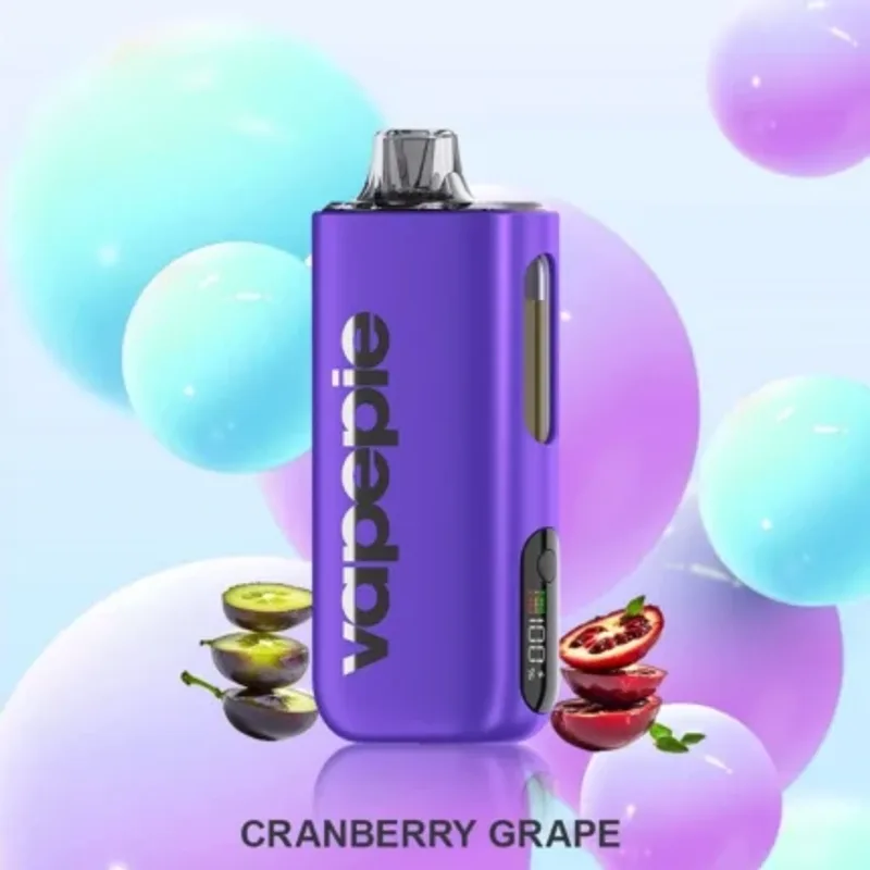 Vapepie Max Cranberry Grape – 40000 Puffs
