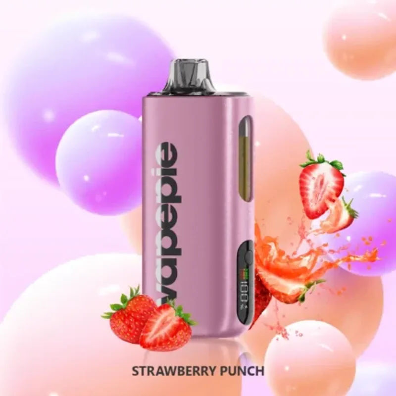 Vapepie Max Strawberry Punch – 40000 Puffs