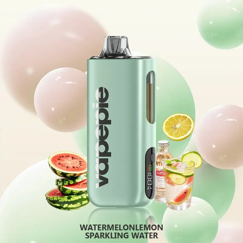 Vapepie Max Watermelon Lemon Sparkling Water – 40000 Puffs