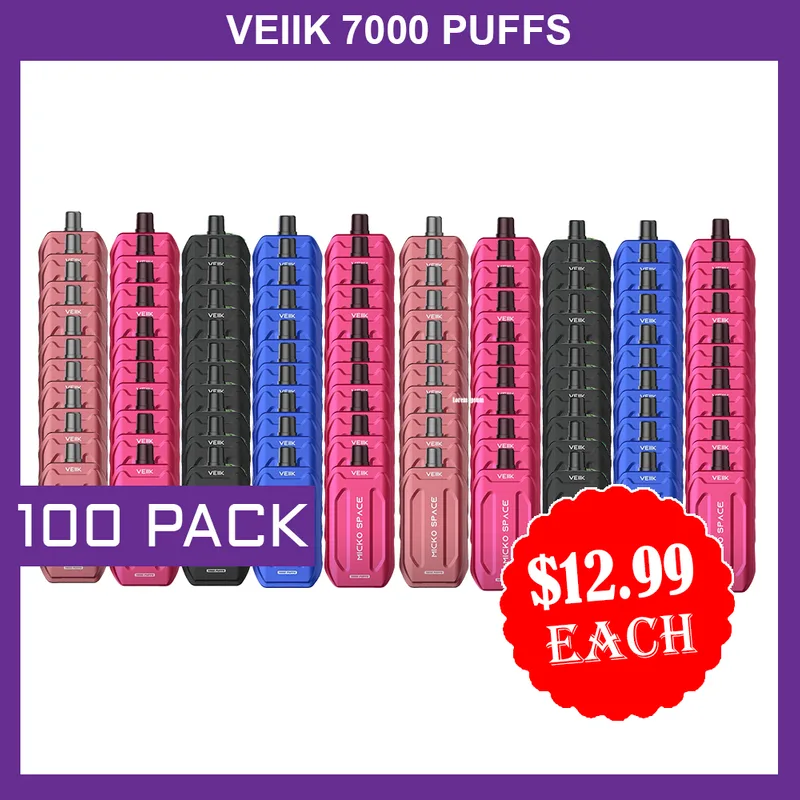 Veiik 7000 Puffs – 100 Pack