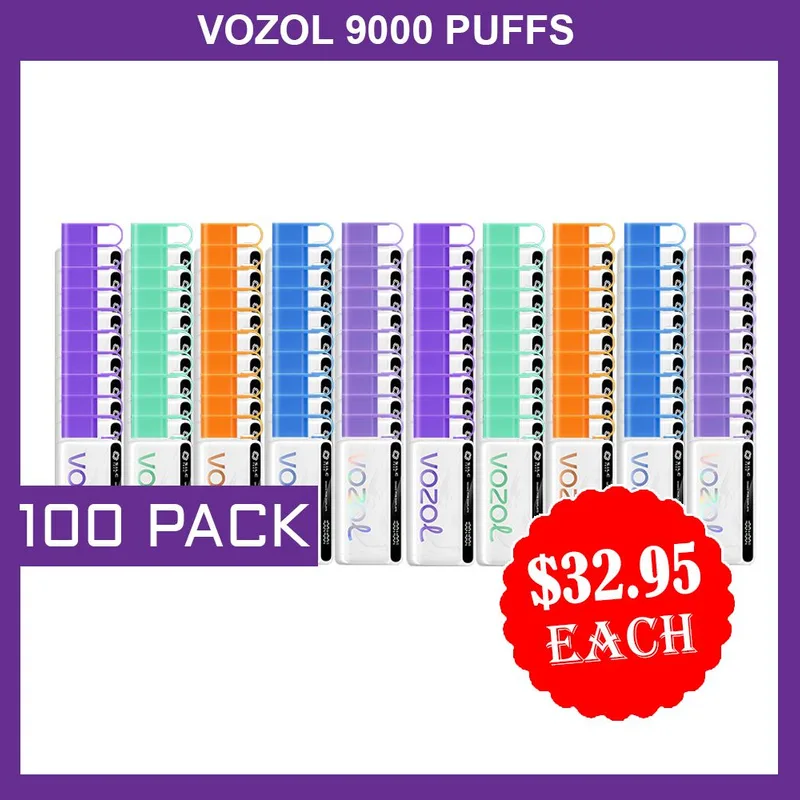 Vozol 9000 Puffs – 100 Pack