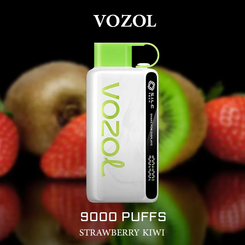 Vozol Strawberry Kiwi – 9000 Puffs