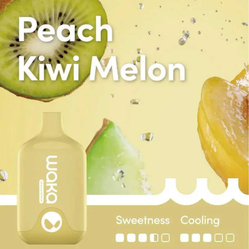 Waka Smash Peach Kiwi Melon – 6000 Puffs