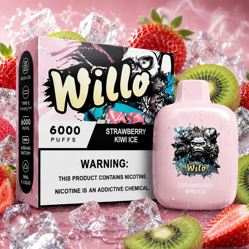 Wilo Strawberry Kiwi Ice 6000 Puffs