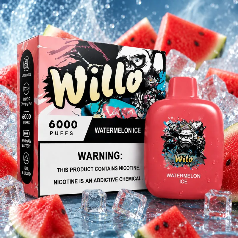 Wilo Watermelon Ice 6000 Puffs