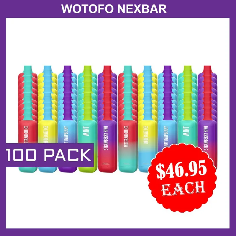 Wotofo Nexbar 7000 Puffs – 100 Pack