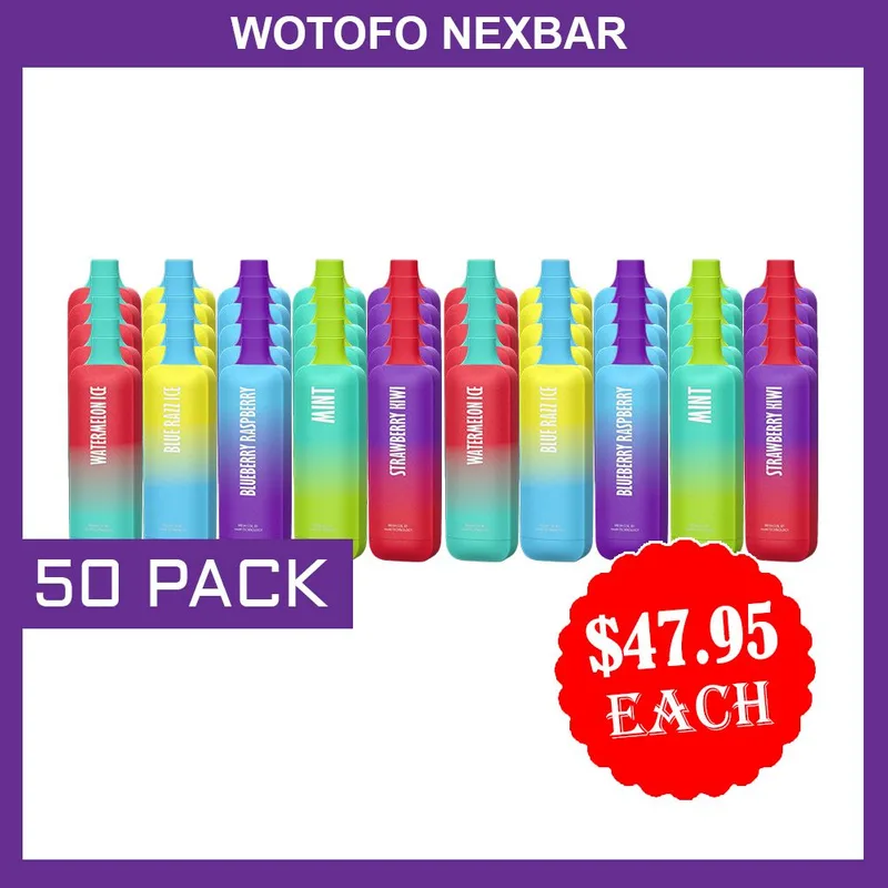 Wotofo Nexbar 7000 Puffs – 50 Pack