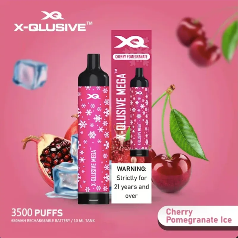 X-Qlusive Cherry Pomegranate Ice – 2500 Puffs