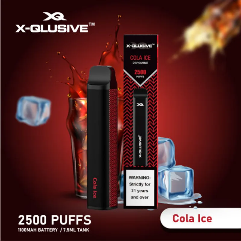 X-Qlusive Cola Ice – 2500 Puffs