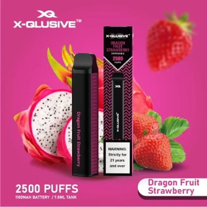 X-Qlusive Dragonfruit Strawberry – 2500 Puffs