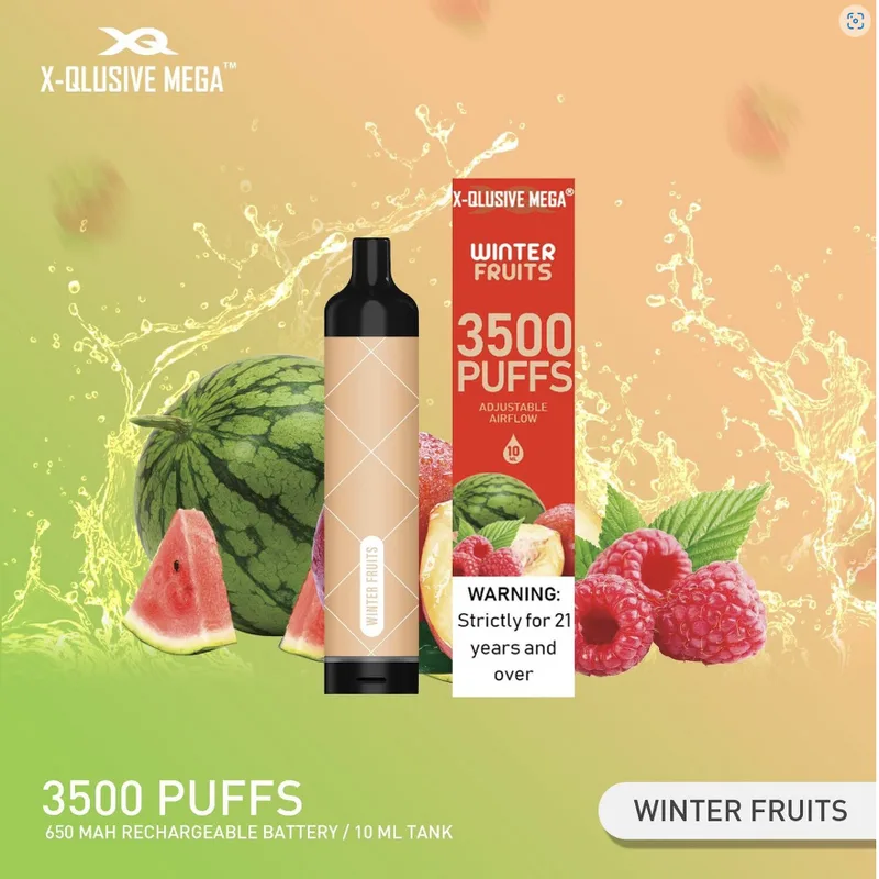 X-Qlusive Mega Winter Fruit– 3500 Puffs