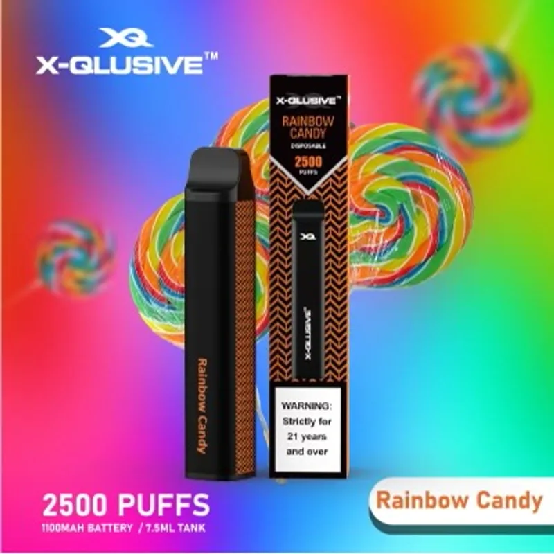 X-Qlusive Rainbow Candy – 2500 Puffs