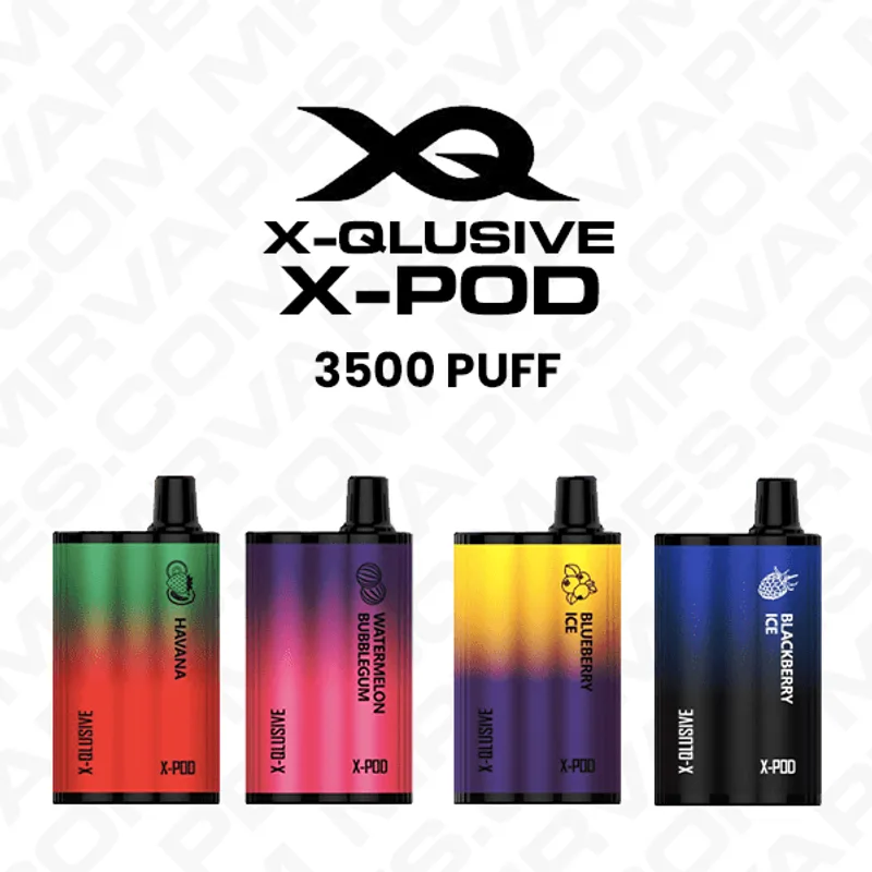 X-Qlusive X-Pod – 3800 Puffs – 10 Pack