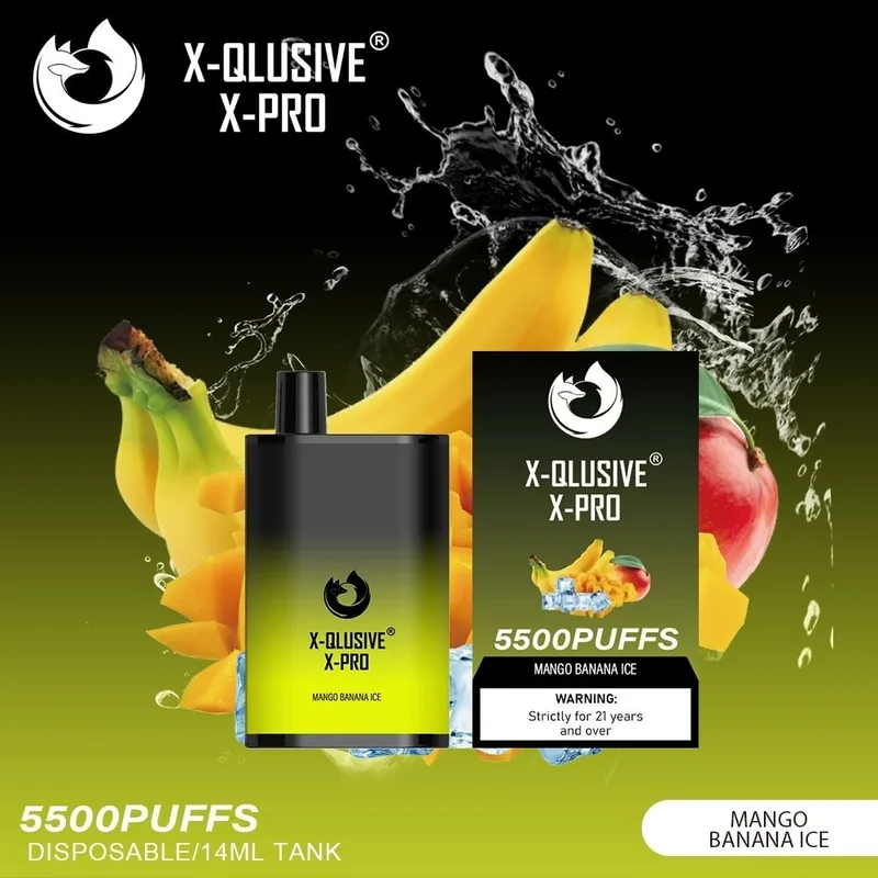X-Qlusive X-Pro Mango Banana – 5500 Puffs