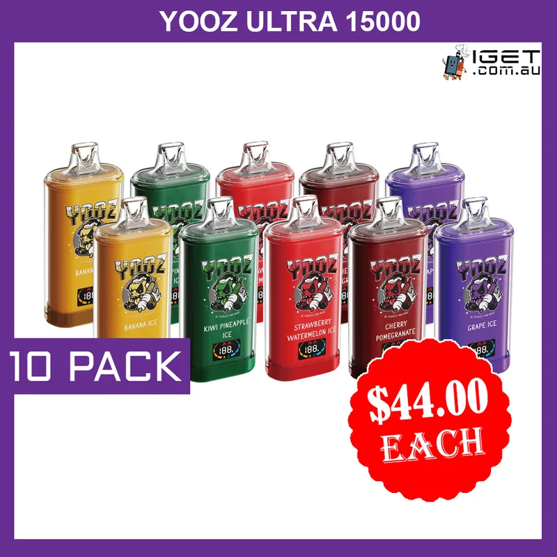 Yooz Ultra – 15000 Puffs – 10 Pack