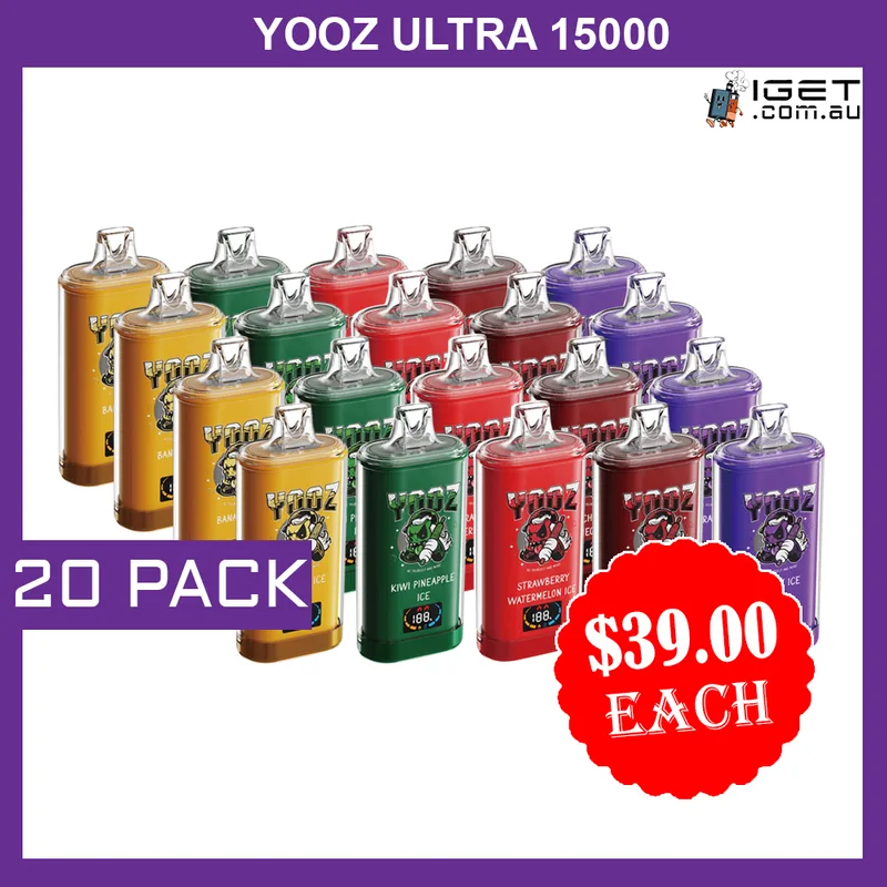 Yooz Ultra – 15000 Puffs – 20 Pack