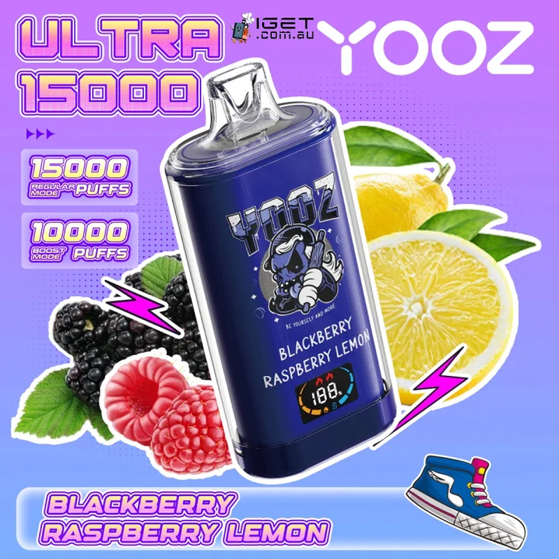 Yooz Ultra – Blackberry Raspberry Lemon – 15000 Puffs