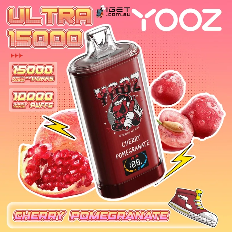 Yooz Ultra – Cherry Pomegranate – 15000 Puffs