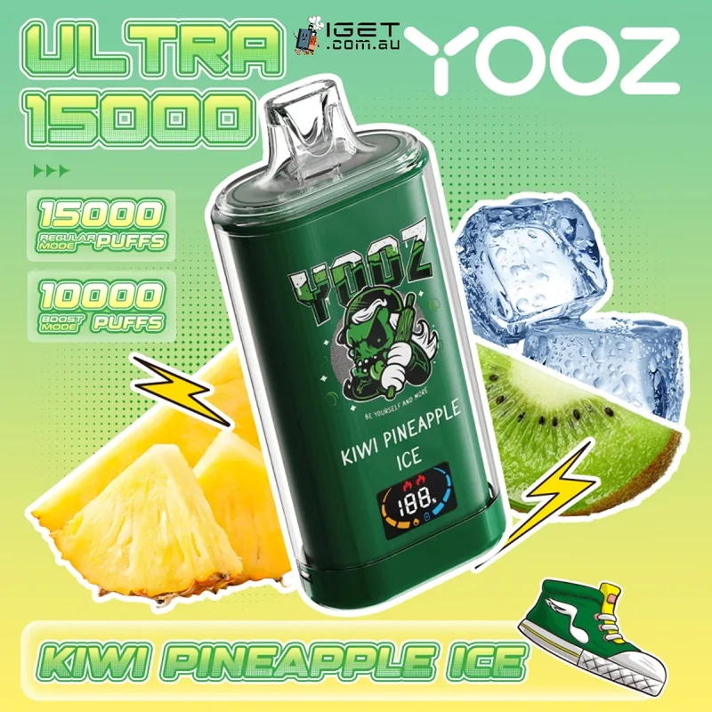 Yooz Ultra – Kiwi Pineapple Ice – 15000 Puffs