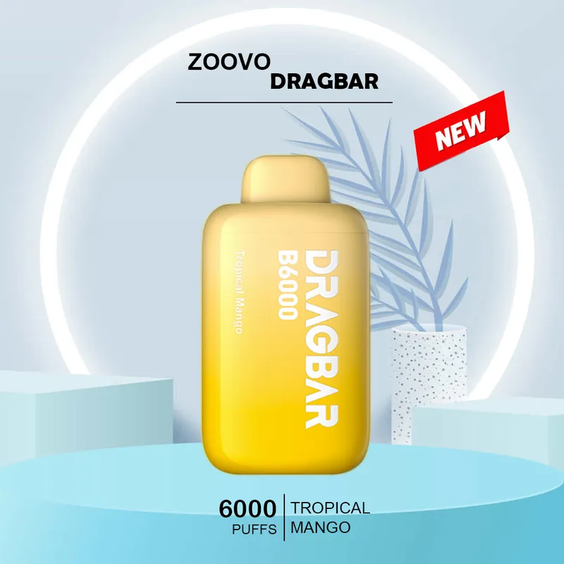 Zoovoo Dragbar Tropical Mango – 6000 Puffs